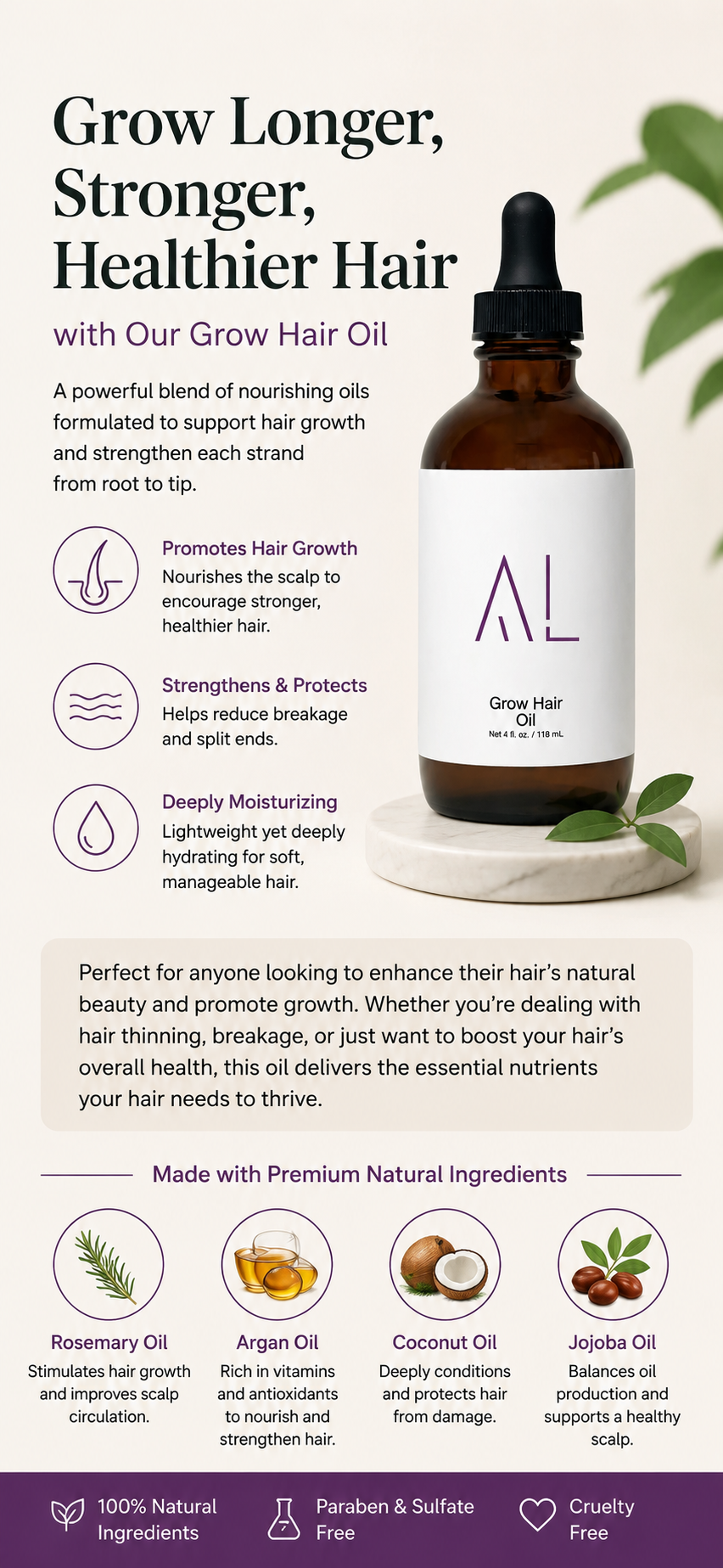 Grow Hair Oil